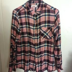 Women's Bongo Pink Flannel Sz Small